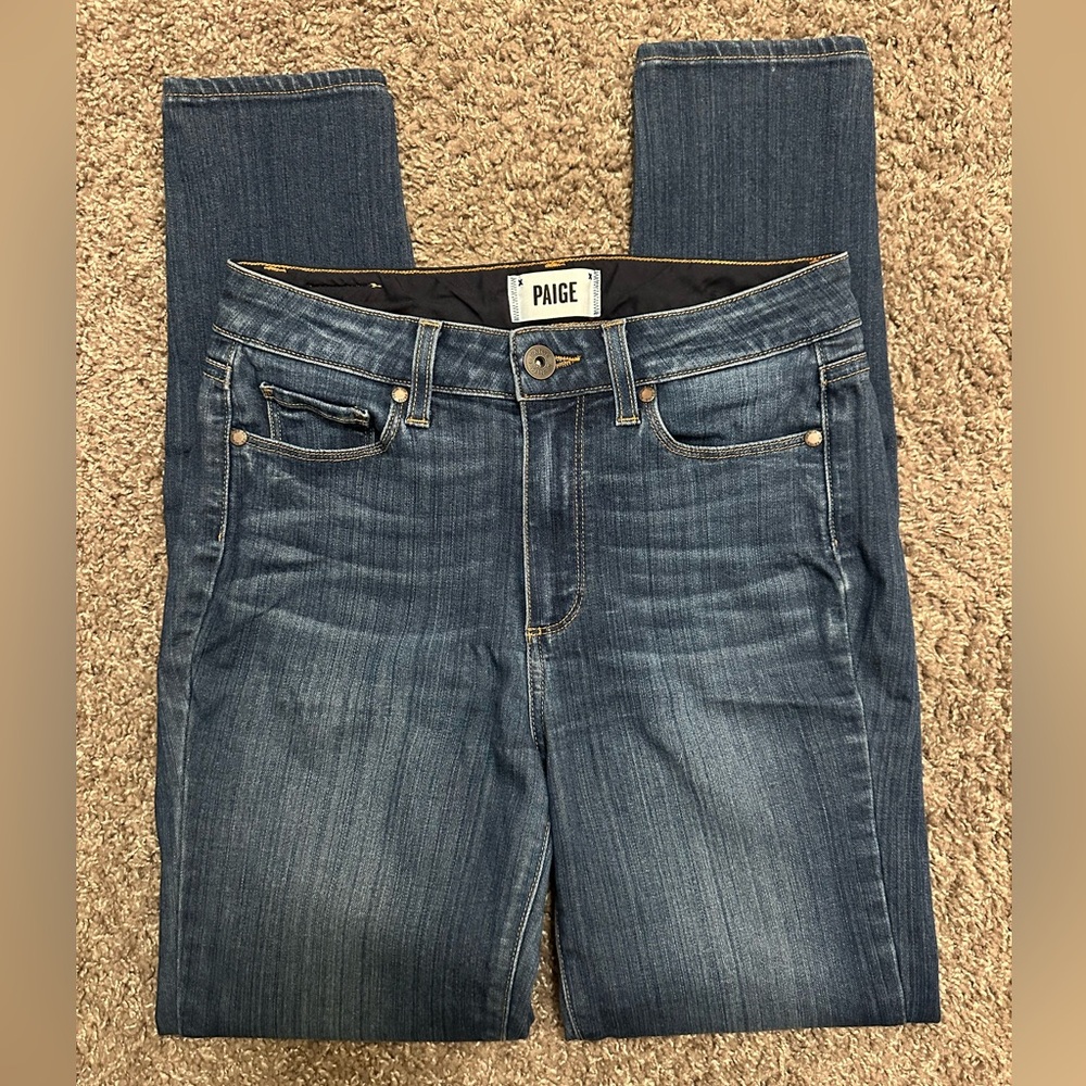 PAIGE Blue Hoxton Ultra Skinny Jeans